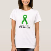 Bijnierkanker Warrior Wit Vrouwen T-shirt (Voorkant)