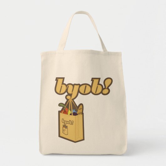 bijob! Tot oneindig! Organisch Tote Bag (Voorkant)
