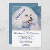 BIJON FRISE PUPPY WENS HARTELIJK GEFELICITEERD MET KAART (Voorkant / Achterkant)