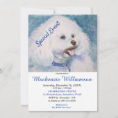 BIJON FRISE PUPPY WISHES HAPPY BIRTHDAY KAART (Voorkant)