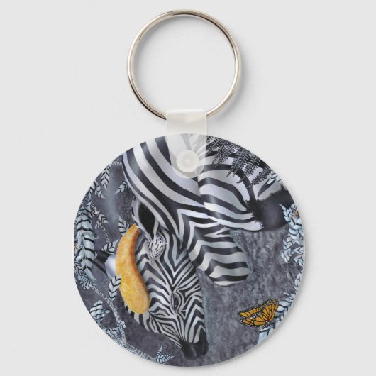 Bijou du nior et blanc sleutelhanger (Voorkant)