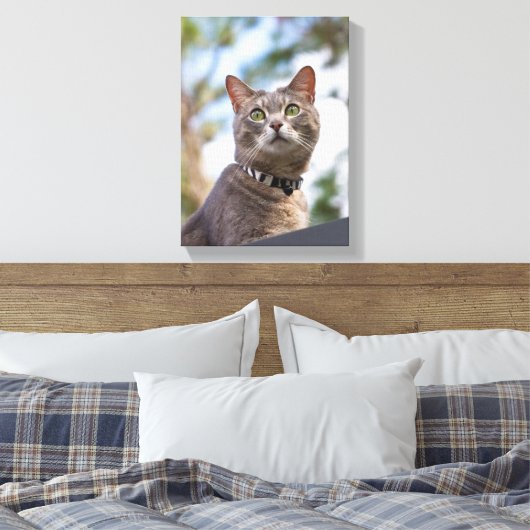 Bijou op het dak canvas afdruk (Insitu (Slaapkamer))