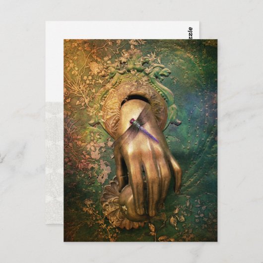 Bijoux Dragonfly Briefkaart (Voorkant / Achterkant)