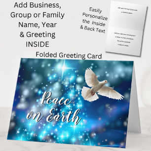 Bijpassend Blue Dove Peace Christmas-Wenskaart Kaart