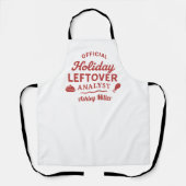 Bijpassend kerstschort voor moeder en kind schort (Voorkant)