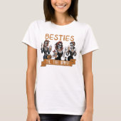 Bijpassende Besties Til the Bone Halloween T-shirt (Voorkant)