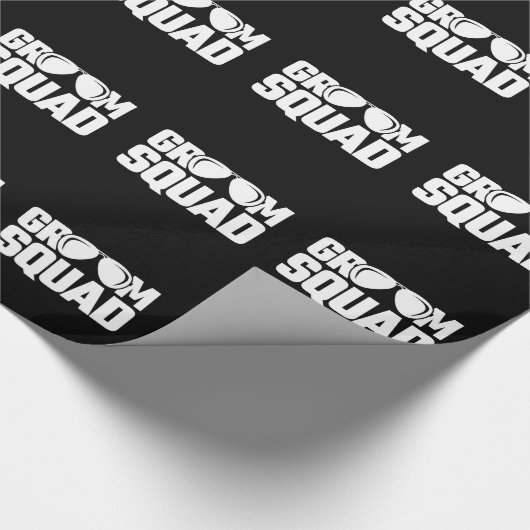 Bijpassende Bruidsjonker Groep Bruidsjonkers Bache Cadeaupapier (Hoek)