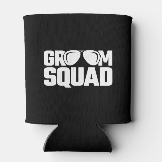 Bijpassende bruidsjonker groep bruidsjonkers vrijg blikjeskoeler (Achterkant)