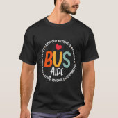 Bijpassende Bus Aide Squad Voor Terug Naar School  T-shirt (Voorkant)