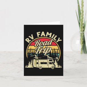 Bijpassende Camping RV Familie Road Trip Camper Mo Kaart
