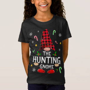 Bijpassende familie de jacht kabouter Kerstmis pyj T-shirt
