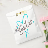 Bijpassende familie Gelukkig Pasen Bedankzakje (Gezegeld)