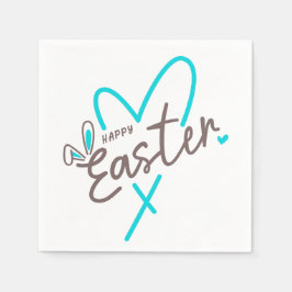 Bijpassende familie Gelukkig Pasen Servet