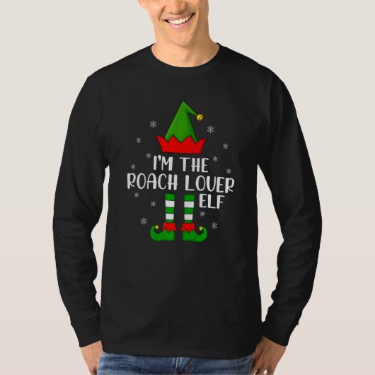 Bijpassende familie Ik ben de Roach Elf Kerstmis T-shirt (Voorkant)