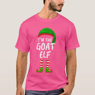 Bijpassende familie Ik ben Geit Elf Kerstmis T-shirt