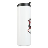 Bijpassende familie kerst | Gepersonaliseerde mode Thermosbeker (Gedraaid links)