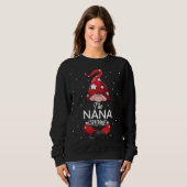 Bijpassende familie Kerst Grappig Gift Nana Gnome Trui (Voorkant volledig)