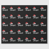 Bijpassende Familie Kerstmis Gepersonaliseerde Naa Cadeaupapier (Vlak)