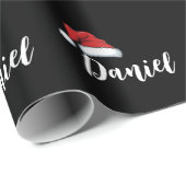 Bijpassende Familie Kerstmis Gepersonaliseerde Naa Cadeaupapier (Rol Hoek)