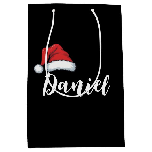 Bijpassende Familie Kerstmis Gepersonaliseerde Naa Medium Cadeauzakje (Voorkant)