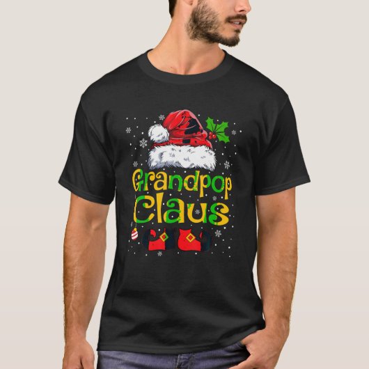 Bijpassende Familie Kerstmis Kerstman Hoed Xmas Gr T-shirt (Voorkant)