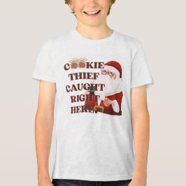 Bijpassende familie leuke kerst Tri-Blend shirt