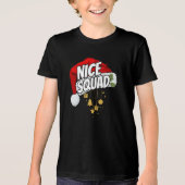 Bijpassende familie leuke kerst Tri-Blend shirt (Voorkant)