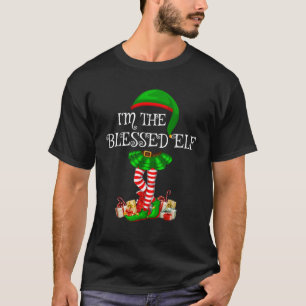 Bijpassende familiegroep in de Gezegende Elf Kerst T-shirt