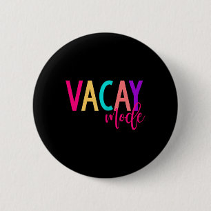 Bijpassende gezinsvakantie S Vacay Mode Zomer Ronde Button 5,7 Cm