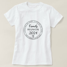Bijpassende grappige familiereünie 2024 t-shirt