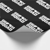 Bijpassende groep bruidsjonkers vrijgezellenfeest cadeaupapier (Hoek)