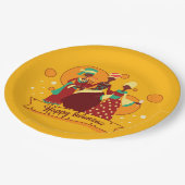 Bijpassende Happy Kwanzaa 3 Dames 9" Papieren Bordje (Gekanteld)