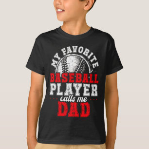 Bijpassende honkbal cadeau voor familie papa team t-shirt