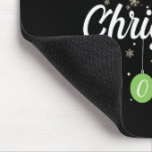 Bijpassende Kerstman en cadeaus Familie Kerstmis Muismat (Hoek)