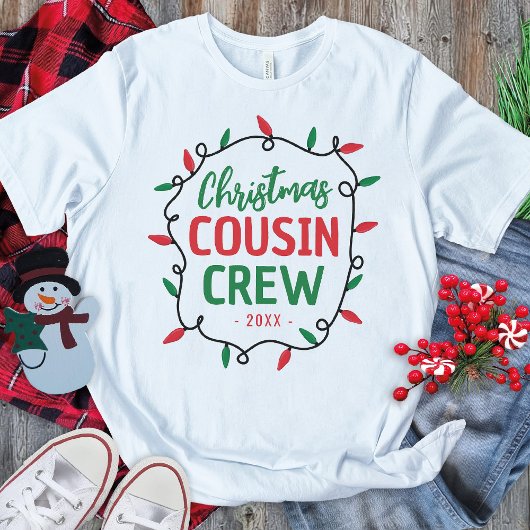Bijpassende Kerstmis neef Crew T-shirt