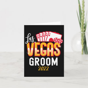 Bijpassende Las Vegas Wedding Bride en bruidegom V Kaart