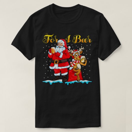 bijpassende lelijke kerst truien koppels kerst t-shirt (Design voorkant)