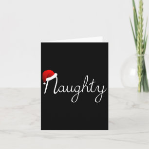 Bijpassende Naughty & Nice Naughty List Christ Kaart