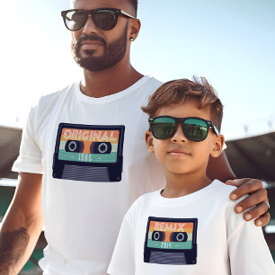Bijpassende originele Remix  Cassettebandje Jaar Tri-Blend Shirt