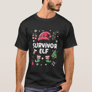 Bijpassende overlevende elf familie kerstkostuum T T-shirt