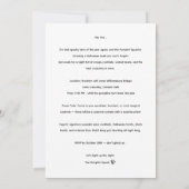 Bijpassende Pastel Black Cat Halloween T-shirt Kaart (Achterkant)