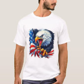 Bijpassende Patriotic Eagle T-shirts – Bold Americ (Voorkant)