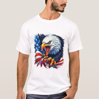 Bijpassende Patriotic Eagle T-shirts – Bold Americ