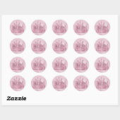 Bijpassende Prinses Bruiloft Envelop Afdichtingen Ronde Sticker (Vel)