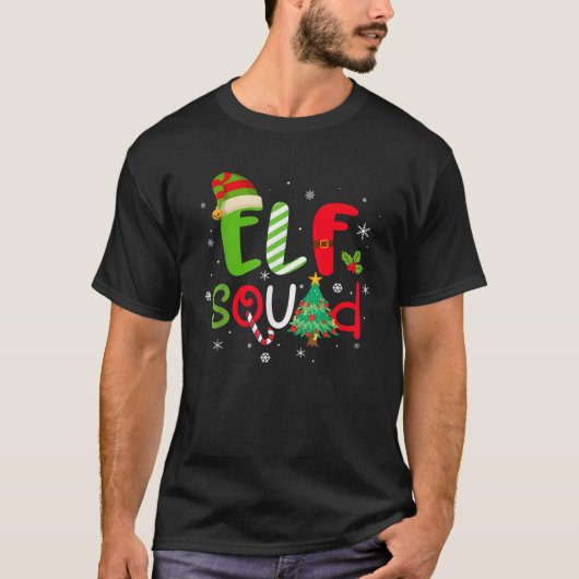 Bijpassende pyjama's Kerst  T-shirt (Voorkant)
