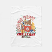 Bijpassende retro neef crew Kerst kinderen Fleece Deken (Voorkant)