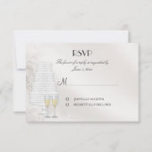 Bijpassende RSVP-kaart voor uitnodiging voor een h (Voorkant)