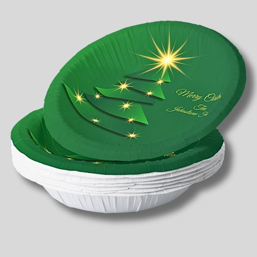 Bijpassende set Groene Boom Naam wijzigen 20xx Papieren Kommen