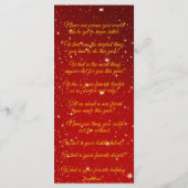 Bijpassende set kerst gesprek starters Kaart (Achterkant)