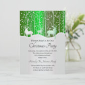 Bijpassende set witte rendieren bewerken groene ke kaart (Staand voorkant)